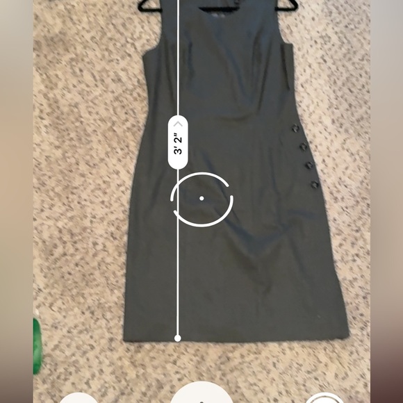 Banana Republic, Sleeveless Side Button Sheath Dress,‎ Size 8 - Picture 8 of 8